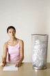 Woman thinking