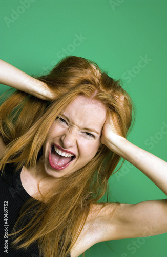 Photo: Woman screaming Woman screaming