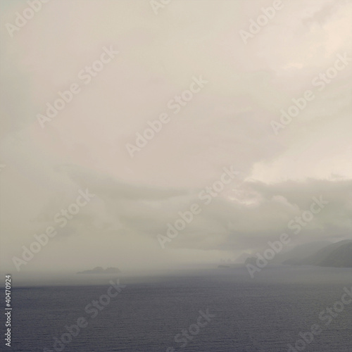 Photo: Blurry sea view Blurry sea view