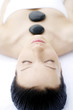 Woman enjoying a relaxing lastone therapy
