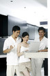 Friends in kitchen