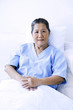 Patient resting in hospital