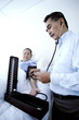 Doctor measuring blood pressure