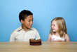 Kids celebrating birthday