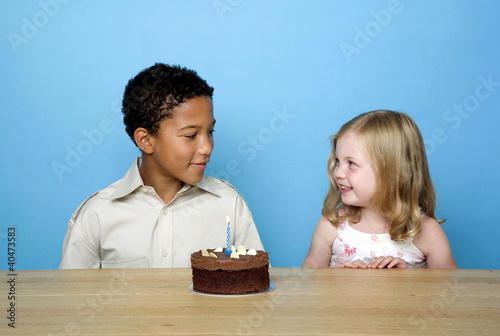 Photo: Kids celebrating birthday Kids celebrating birthday