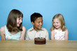 Kids celebrating birthday
