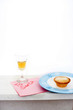 Pastry on a plate