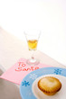 Pastry on a plate