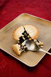 Pastry on a plate
