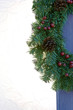 A wreath on the door