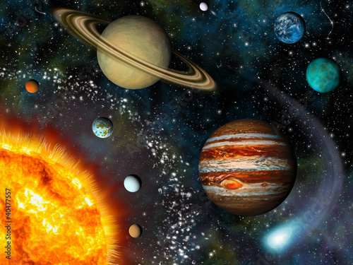 Illustration: 3D Solar System 3D Solar System