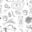 Cooking dinner background