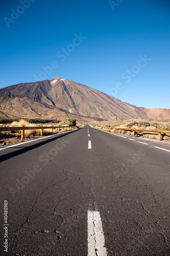 Foto: Open Road on Tenerife Open Road on Tenerife