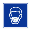 Señal uso de mascarilla respiratoria