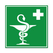 Señal simbolo farmacia