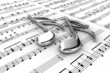 Illustration: Musical notes Musical notes