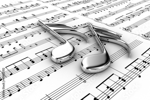 Illustration: Musical notes Musical notes