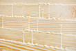Set of wood lumber materials