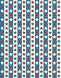 EPS8 Vector Red White and Blue Star Background
