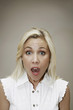 Woman in shock