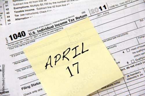 Photo: Income tax deadline Income tax deadline