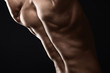 Back of a muscular man