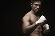Man preparing to attack