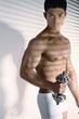 Photo: Man lifting dumbbell Man lifting dumbbell