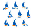 Yachting and regatta symbols