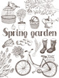 Spring garden card