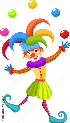 Vector: clown clown