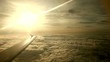 Flug, Gegenlicht, Sonne