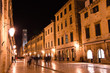 Croatia, Dubrovnik at night