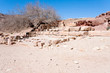 ruins of dried old fountain in Petra