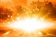 Golden sky