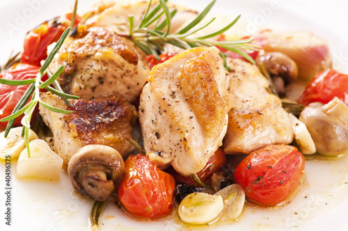 Photo: Hähnchen mit Gemüse Hähnchen mit Gemüse