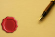 Signing a legal agreement