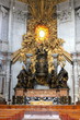 Intérieur de la basilique Saint-Pierre - Vatican - Rome - Italie