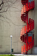 red stairs