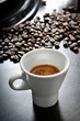 espresso coffee in wooden table espresso coffee in wooden table