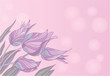 background with tulips