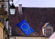 drapeau européen - village de Bourgogne drapeau européen - village de Bourgogne