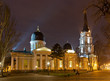 Odessa Orthodox Cathedral at night