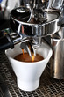 espresso coffee in espresso machine espresso coffee in espresso machine