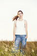 Woman on a summer day Woman on a summer day