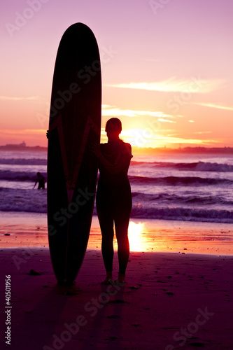 Photo: Surfer girl Surfer girl