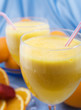 Close-up of glass of orange juice Close-up of glass of orange juice