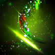 Creative dynamic element, shiny space illustration eps10