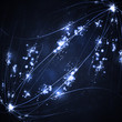 Abstract vector background, futuristic wave illustration eps10
