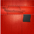 vector  rad jeans background. illustration folds background
